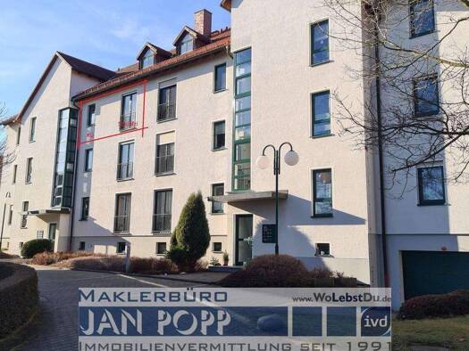 Wohnung zur Miete 475 € 2 Zimmer 70,3 m² 2. Geschoss frei ab 01.05.2026 Schöne Aussicht 10A Greiz 07973