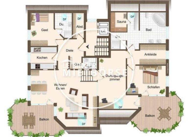 Penthouse zur Miete 1.420 € 5 Zimmer 153 m² Tuttlingen 78532