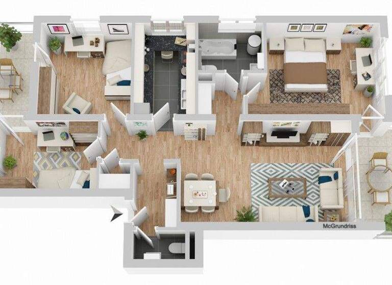 Wohnung zum Kauf 299.000 € 4 Zimmer 88,9 m² Beihingen Freiberg am Neckar 71691