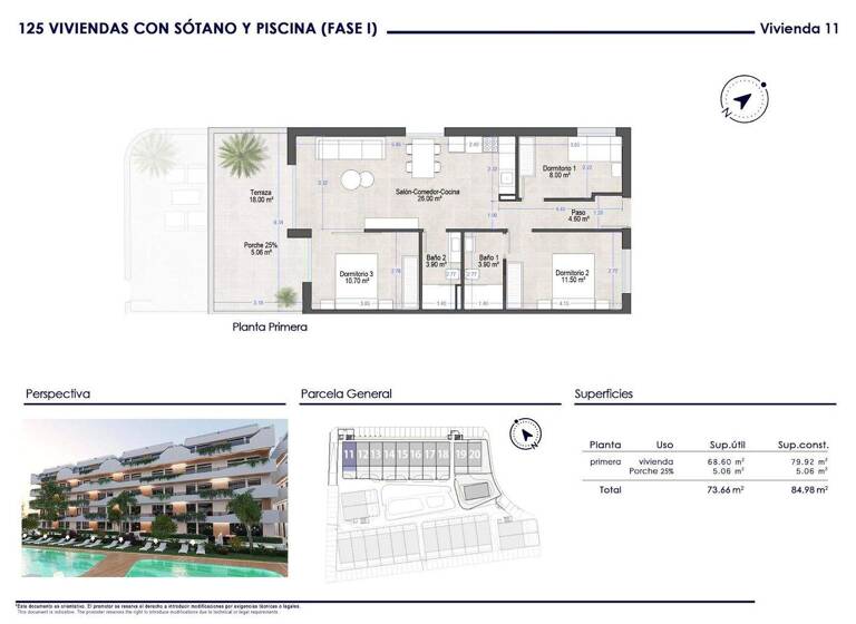 Studio zum Kauf provisionsfrei 230.000 € 4 Zimmer 78 m² Calle de la Isla Perdiguera, 14 San Javier 30720