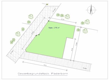 Gewerbegrundstück zum Kauf 500.000 € 2.775 m² Grundstück Wewer Paderborn 33106