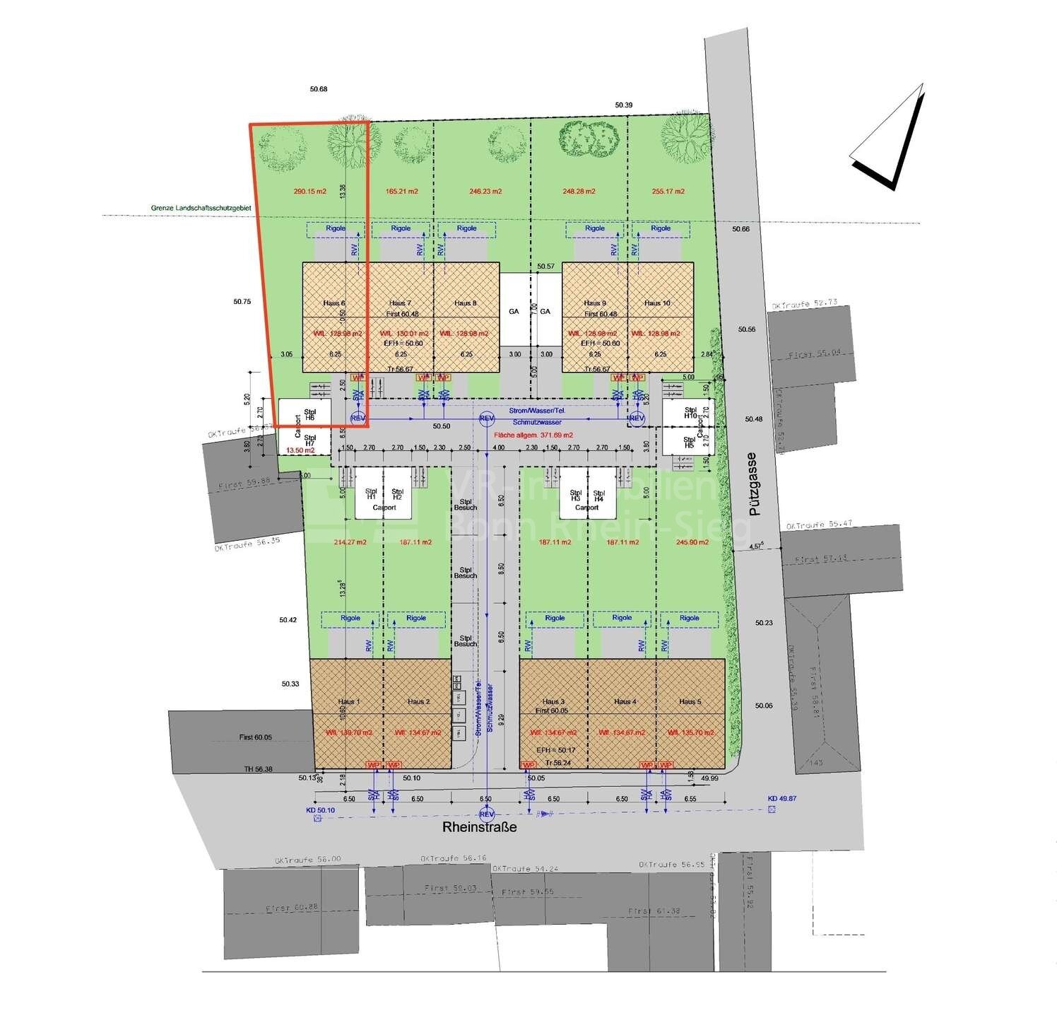 Reihenendhaus zum Kauf provisionsfrei 645.000 € 5 Zimmer 130 m²<br/>Wohnfläche 290 m²<br/>Grundstück Urfeld Wesseling 50389