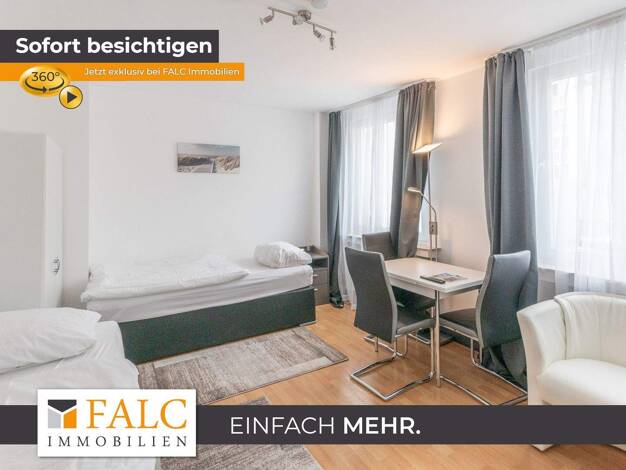 Wohnung zur Miete Wohnen auf Zeit 1.500 € 1 Zimmer 30,8 m² frei ab sofort Schützenbahn 15 Stadtkern Essen 45127