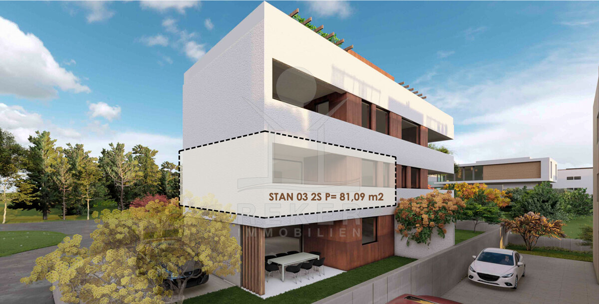 Wohnung zum Kauf 324.360 € 3 Zimmer 81 m²<br/>Wohnfläche 1.<br/>Geschoss Zadar