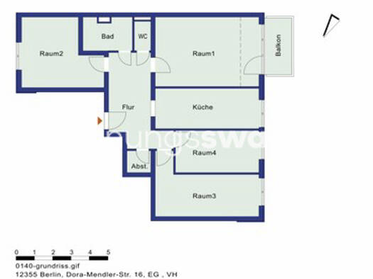 Studio zur Miete Tauschwohnung 697 € 4 Zimmer 94 m² EG Rudow Berlin 12355