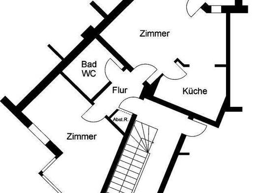 Wohnung zur Miete nur mit Wohnberechtigungsschein 361 € 2 Zimmer 60,6 m² 2. Geschoss frei ab 16.04.2026 Reiherstr. 15 Rondorf Köln 50997