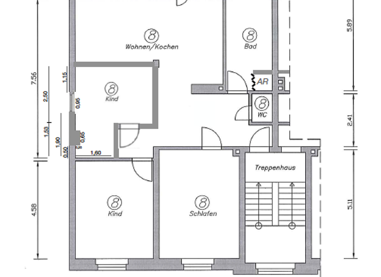 Wohnung zum Kauf provisionsfrei als Kapitalanlage geeignet 469.000 € 4 Zimmer 103,9 m² Arndtstraße 76 Südvorstadt Leipzig 04275