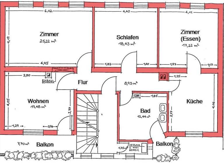 Wohnung zur Miete 1.650 € 4 Zimmer 120 m²<br/>Wohnfläche 2.<br/>Geschoss Innenstadt Erlangen 91054