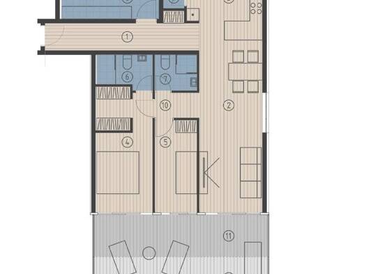 Wohnung zum Kauf - Erstbezug 650.000 € 2 Zimmer 248 m² 3. Geschoss Dugi Rat 21315
