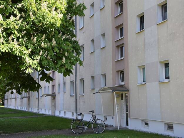 Wohnung zur Miete 498 € 3 Zimmer 58,6 m² EG frei ab sofort Oststraße 21 Schkeuditz Schkeuditz 04435