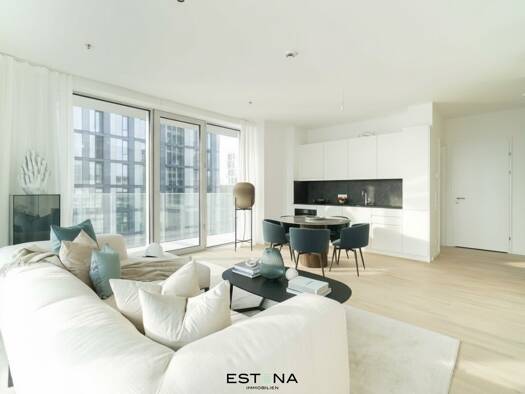Wohnung zur Miete - Erstbezug 2.038 € 3 Zimmer 81,7 m² 32. Geschoss Donau-City-Straße Wien 1220