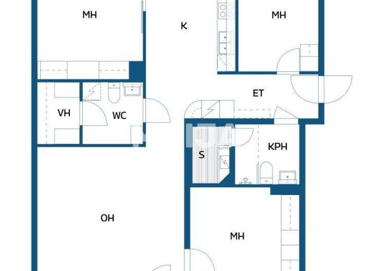 Studio zum Kauf 239.000 € 4 Zimmer 99,5 m² 2. Geschoss Kiramo 4 Jyväskylä 40100