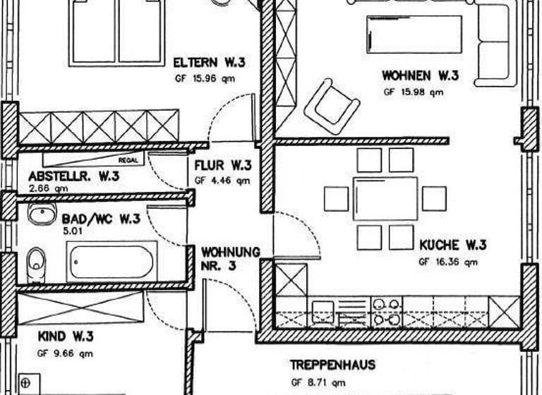 Wohnung zum Kauf 207.300 € 3 Zimmer 70,1 m² Dillingen 89407