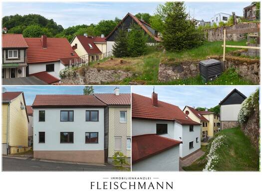 Doppelhaushälfte zum Kauf 5 Zimmer 110,1 m² 299 m² Grundstück Zella-Mehlis 98544