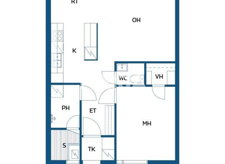 Reihenmittelhaus zum Kauf 107.000 € 2 Zimmer 54 m² 2.819 m² Grundstück Untonpolku 1-5 Mäntsälä 04600