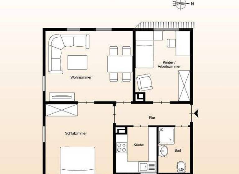 Wohnung zum Kauf 248.000 € 3 Zimmer 52 m² 2. Geschoss Bad Cannstatt Stuttgart 70374