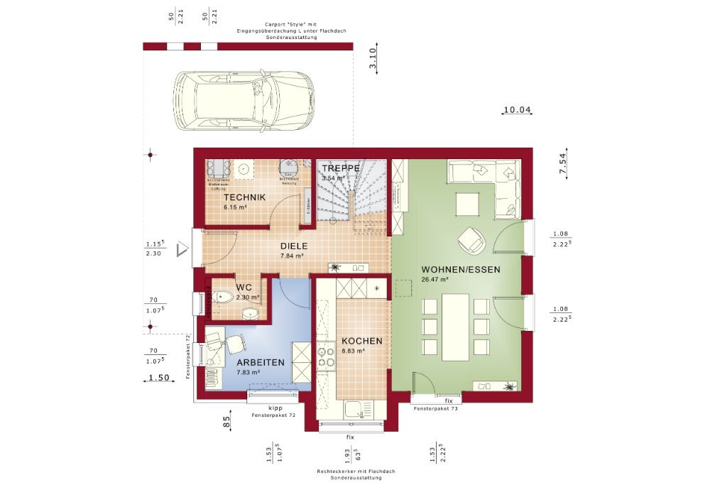 Haus zum Kauf provisionsfrei 401.688 € 5 Zimmer 123 m²<br/>Wohnfläche Hetzbach Oberzent/ Hetzbach 64760