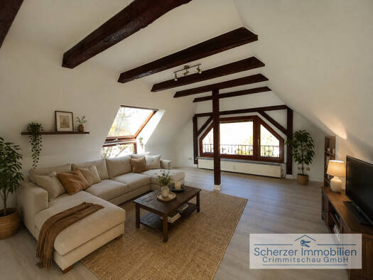 Wohnung zur Miete 359 € 3 Zimmer 54 m² 3. Geschoss frei ab sofort Crimmitschau Crimmitschau 08451