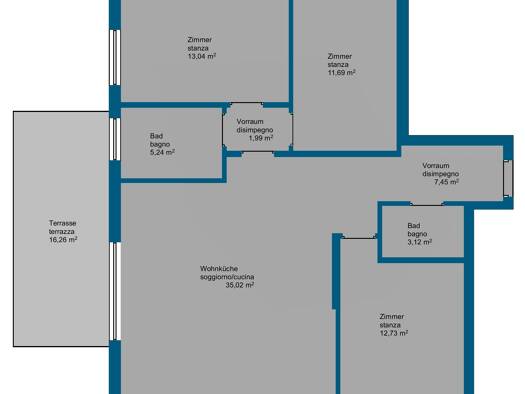 Wohnung zum Kauf 580.000 € 4 Zimmer 109 m² frei ab sofort Meran
