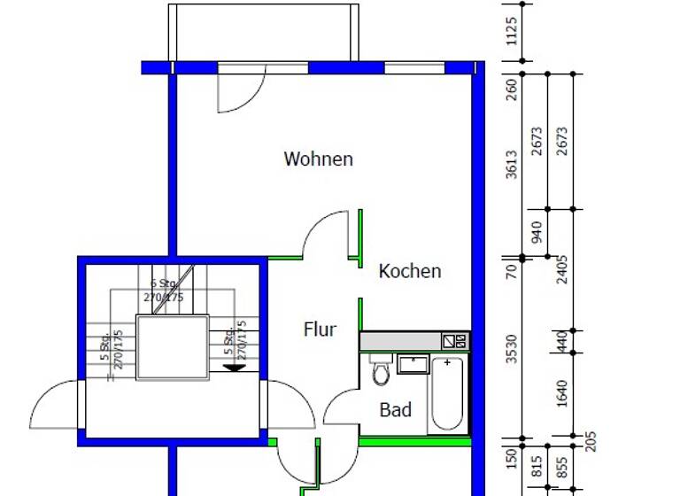 Wohnung zur Miete 331 € 3 Zimmer 56,6 m²<br/>Wohnfläche 4.<br/>Geschoss Am Himmelreich 72 Suhl Suhl 98527