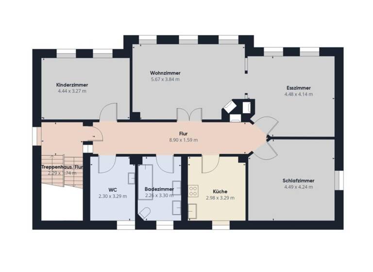 Wohnung zur Miete 885 € 4 Zimmer 112,7 m²<br/>Wohnfläche 1.<br/>Geschoss 01.06.2025<br/>Verfügbarkeit Schmalkalden Schmalkalden 98574