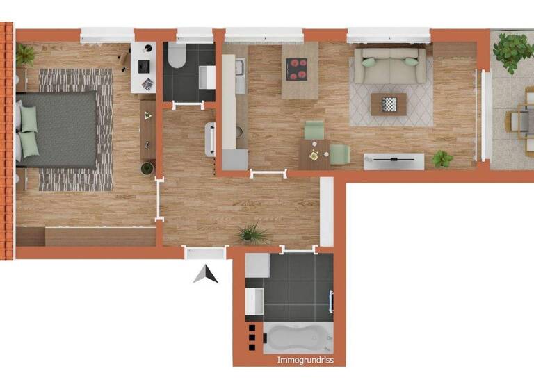 Wohnung zum Kauf 199.900 € 2 Zimmer 52 m² Bad Cannstatt Stuttgart 70376