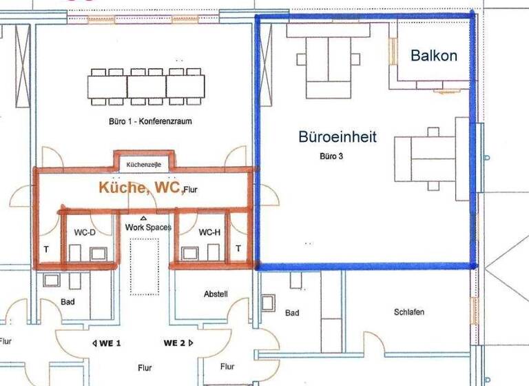Bürogebäude zur Miete 1.095 € 73 m² Bürofläche Borkheide 14822