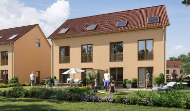 Doppelhaushälfte zum Kauf - Neubau provisionsfrei 441.200 € 4 Zimmer 113,5 m² 256 m² Grundstück frei ab 01.03.2026 Von-Watzdorf-Straße 24 Störmthal Großpösna 04463