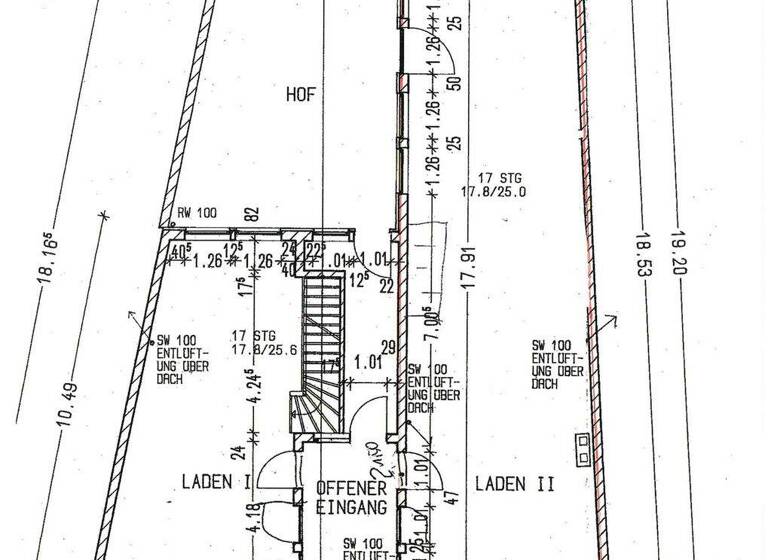 Ladenfläche zur Miete 2.510 € 3 Zimmer 96 m² Verkaufsfläche Lange Straße 2 Waren Waren (Müritz) 17192