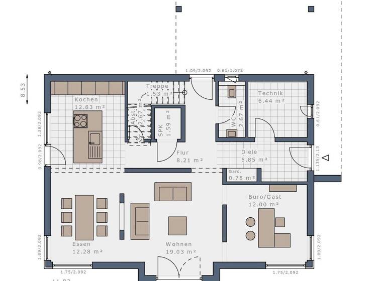 Einfamilienhaus zum Kauf provisionsfrei 995.000 € 5 Zimmer 169 m² 1.000 m² Grundstück Bad Kreuznach 55545