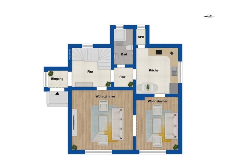 Einfamilienhaus zum Kauf 149.000 € 5 Zimmer 112,5 m² 954 m² Grundstück Frohburg 04654