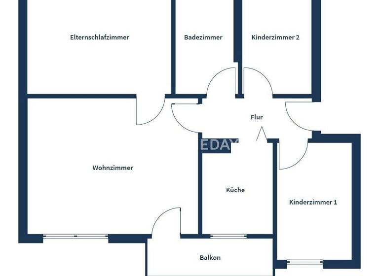 Wohnung zum Kauf 125.000 € 4 Zimmer 73 m² 3. Geschoss frei ab 01.05.2026 Rabenberg Wolfsburg 38444