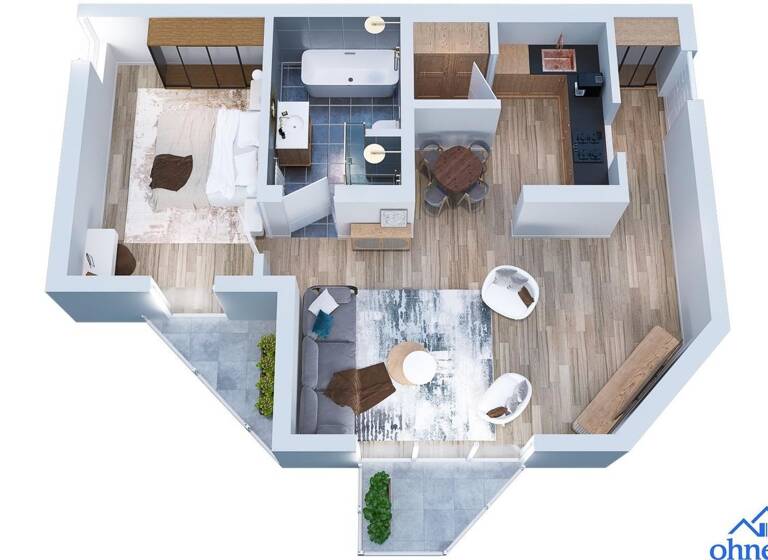 Wohnung zum Kauf provisionsfrei 199.000 € 2 Zimmer 55 m² 3. Geschoss Lugstr. Pirna 01796