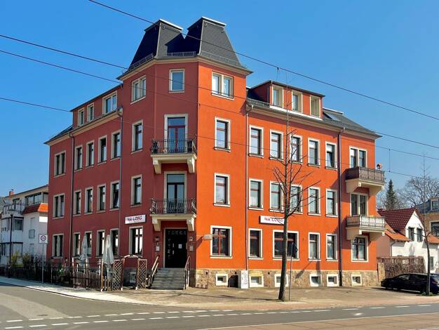 Wohnung zur Miete 585 € 2 Zimmer 65 m² 3. Geschoss frei ab sofort Rosenstr. 2 Radebeul 01445