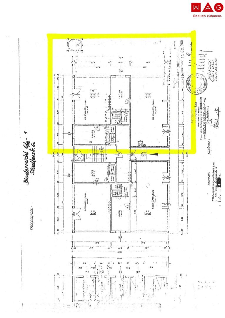 Bürofläche zur Miete provisionsfrei 9,23 € 7,5 Zimmer 162,5 m²<br/>Bürofläche Waldegg Linz 4020