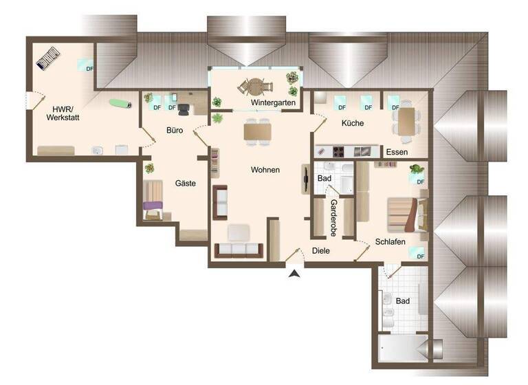 Wohnung zum Kauf 285.000 € 3 Zimmer 122,5 m² frei ab sofort Griesbach Bad Griesbach i. Rottal 94086