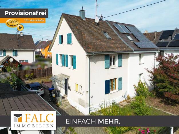 Doppelhaushälfte zum Kauf provisionsfrei 485.000 € 5 Zimmer 112 m² 245 m² Grundstück Haltingen Weil am Rhein 79576