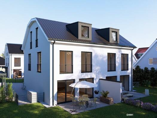 Doppelhaushälfte zum Kauf 1.248.000 € 6 Zimmer 151 m² 308 m² Grundstück Riemerling 85521