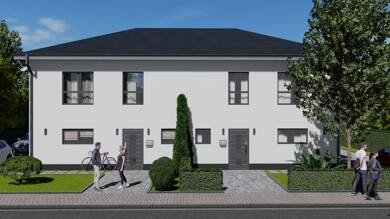 Doppelhaushälfte zum Kauf - Neubau provisionsfrei 349.000 € 4 Zimmer 116 m² 467 m² Grundstück Jersleben Dorfstraße 16 Groß Ammensleben Niedere Börde 39326