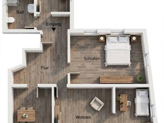 Wohnung zur Miete 715 € 4 Zimmer 95 m² frei ab 01.10.2026 Ilmenau Ilmenau 98693
