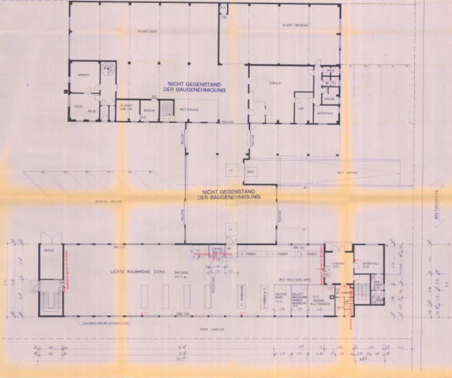 Lagerhalle zur Miete 5.184 € 701 m²<br/>Lagerfläche Beethovenstraße 24+26 Gersthofen Gersthofen 86368