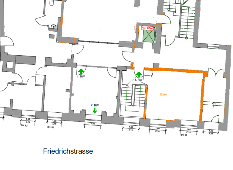 Bürofläche zur Miete 830 € 2 Zimmer 79 m² Bürofläche Schelfstadt Schwerin 19055