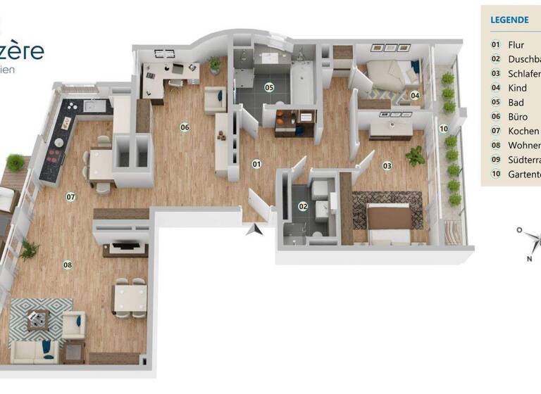 Terrassenwohnung zum Kauf 845.000 € 4 Zimmer 120,3 m² EG Kreuzberg Berlin 10179