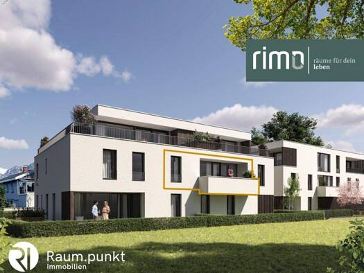 Terrassenwohnung zum Kauf - Erstbezug 360.000 € 2 Zimmer 51,1 m² 1. Geschoss Staudenstraße 5 Altach 6844