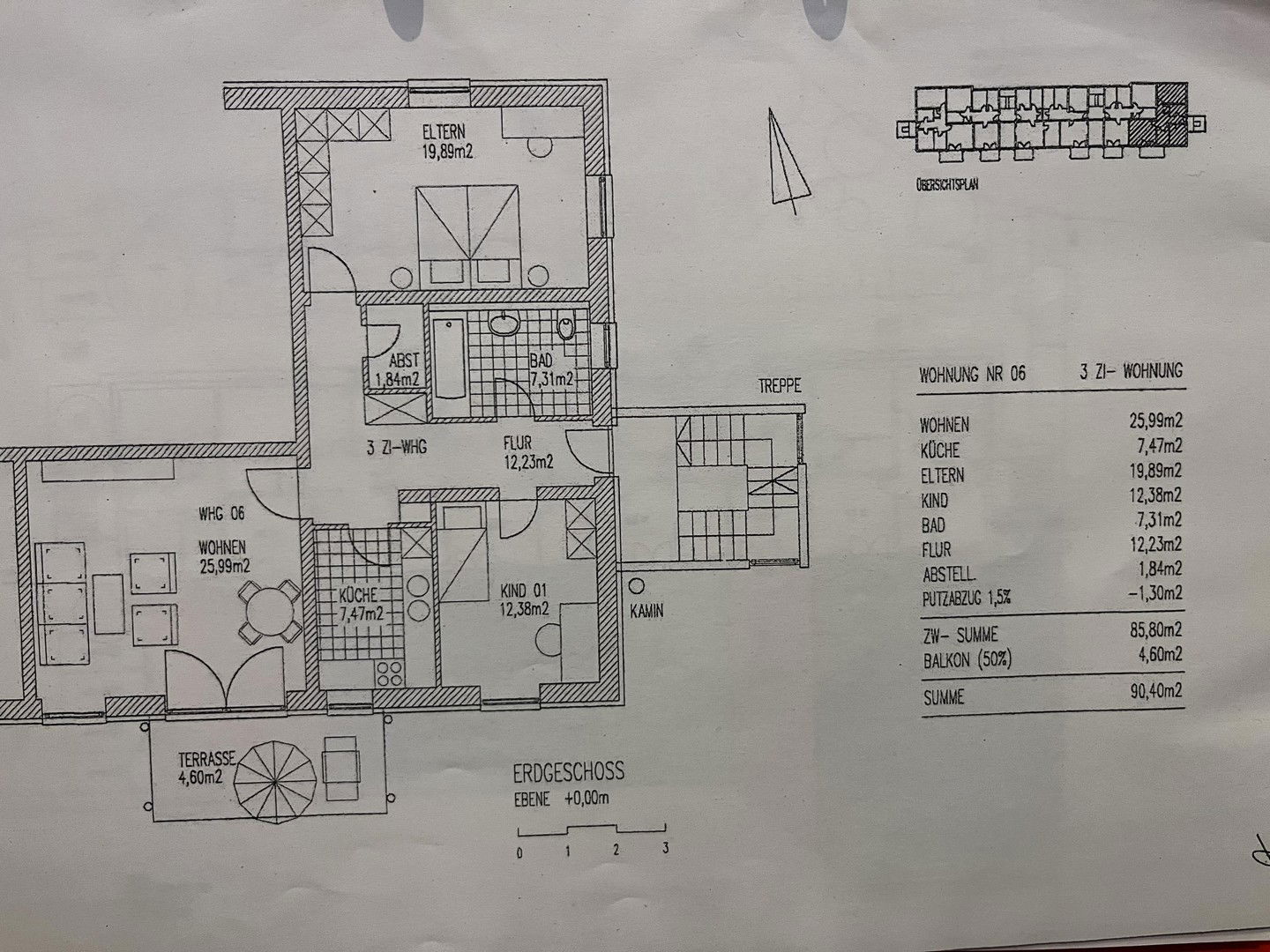 Wohnung zum Kauf provisionsfrei 355.000 € 3 Zimmer 90 m²<br/>Wohnfläche EG<br/>Geschoss Pariser Ring Oos Baden-Baden 76532