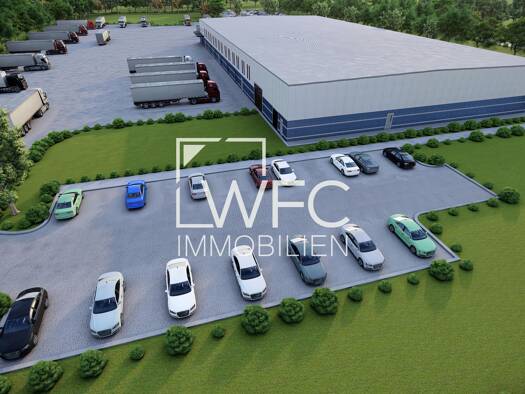Lagerhalle zur Miete - Erstbezug provisionsfrei 11.200 m² Lagerfläche teilbar ab 5.610 m² Nersingen 89278