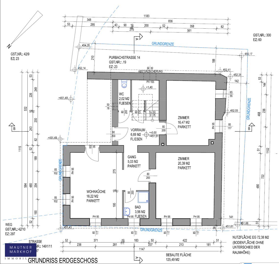 Einfamilienhaus zum Kauf 357.600 € 4,5 Zimmer 135 m²<br/>Wohnfläche 825 m²<br/>Grundstück Purbachstraße 14 Muggendorf 2763