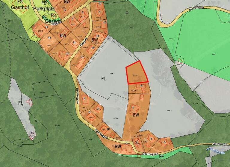 Grundstück zum Kauf 1.445 m² Grundstück Oberhaggen Lochau 6911