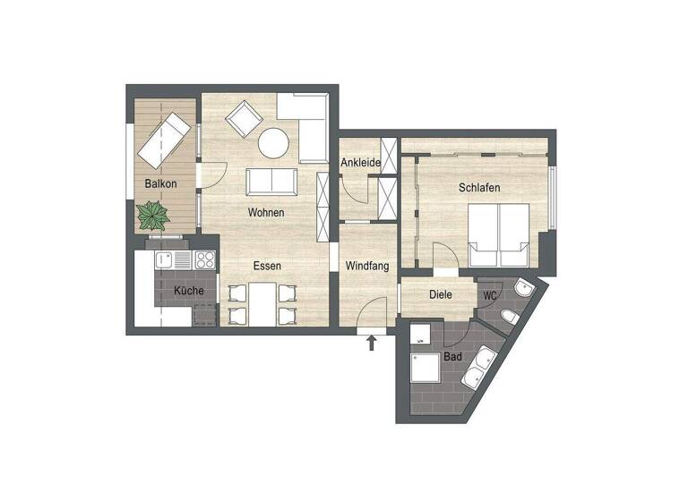 Wohnung zum Kauf 208.000 € 2 Zimmer 60 m² Wangen Wangen im Allgäu 88239