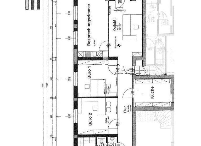 Büro zur Miete 1.300 € 3 Zimmer Zwentendorf an der Donau 3435